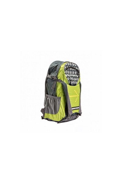 Pegas BACKPACK WITH 48LED USB VRD SIGNAL GREY