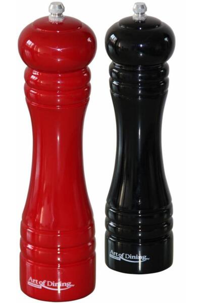 Heinner Rasnite & dozatoare condimente SET 2 RASNITE S&P 20 CM ROSU+NEGRU