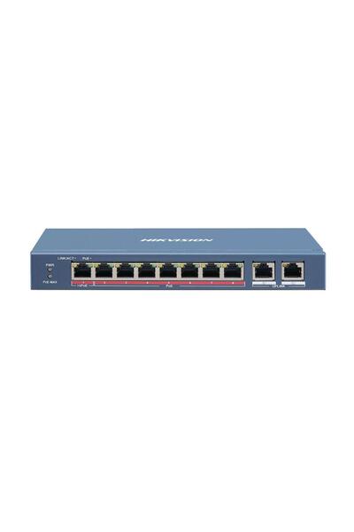 Hikvision Switch-uri SWITCH 8PORTURI 2UPLINK 90W UNMANAGED