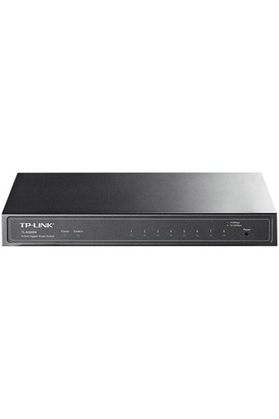 TP-LINK Switch TL-SG2008P, 8 port, 10/100/1000 Mbps