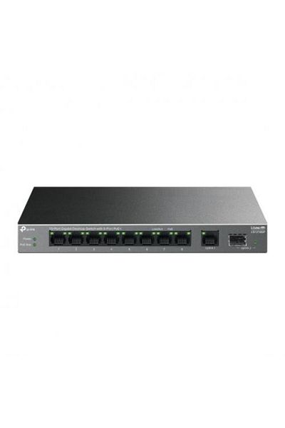 TP-LINK 10-Port Gigabit Desktop Switch with 8-Port PoE+ PORT: 8× Gigabit PoE+ Ports, 1x Gigabit Non-Po