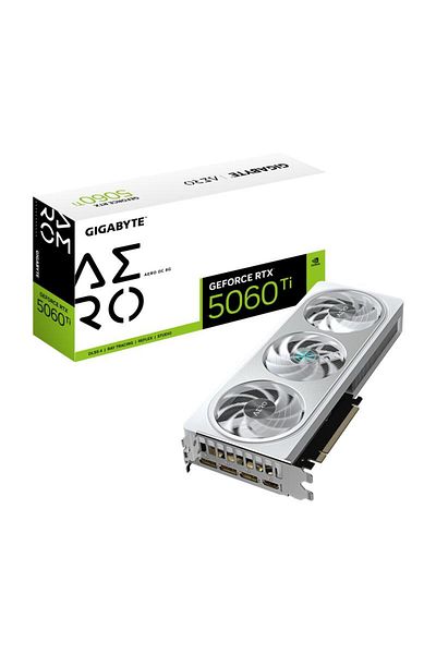 Gigabyte Placa Video GEFORCE RTX 5060 TI AERO OC 8GB GDDR7 128 bit, PCIE 5.0, 1x HDMI 3x DP
