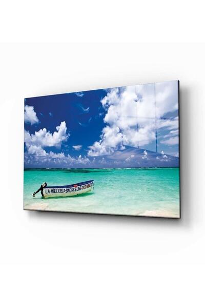 idealizbiz Masa din sticla temperata natura