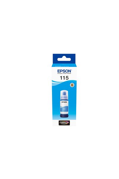 EPSON Ink cartridge 115, cyan, capacity 70ml / 6200 pages, compatible with: EcoTank L8