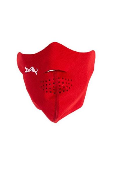 Pegas Face mask, Bars, M67-09, windstopper, Red