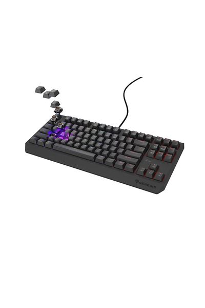 Genesis Thor 230 TKL wired mechanical gaming keyboard, RGB lighting, Linear switch, mode switch