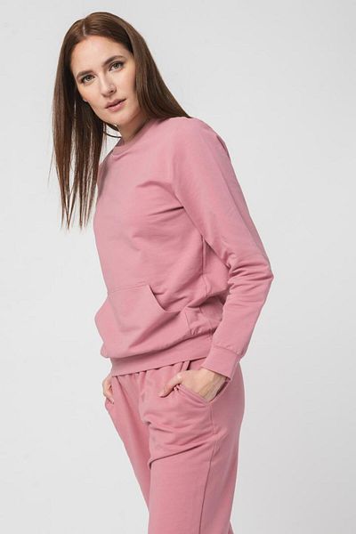 Pegas WOMEN'S CASUAL COTTON BLOUSE PINK-L