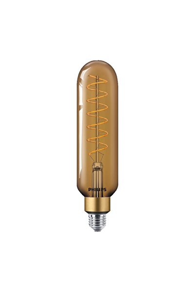 Philips Bec LED cu filament Clasic Auriu Gigant T65 E27 7W 1800K Reglabil