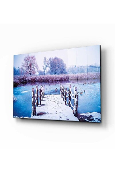 idealizbiz Sto od kaljenog stakla prirodnog izgleda