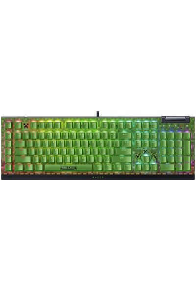 RAZER Tastatura mecanica gaming BlackWidow V4 X (Green Switch) - Minecraft Edition , layout US, taste