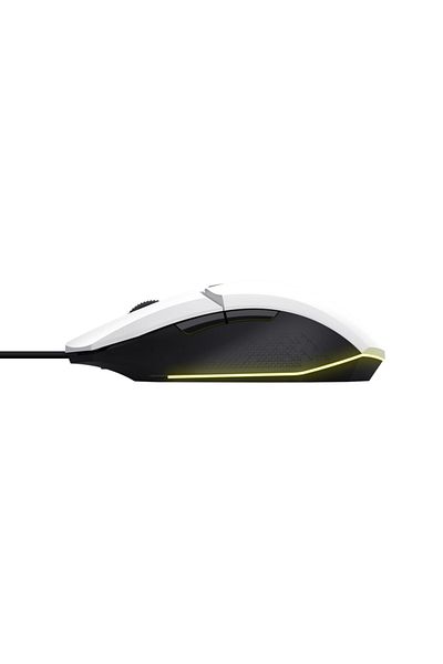 Trust Felox GXT110W wired mouse, maximum resolution 6400 DPI, white