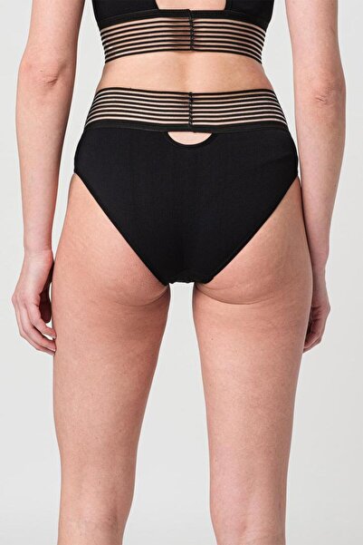 Pegas , Chiloti hipster cu decupaj pe spate, Negru, M