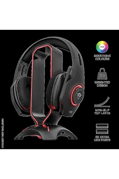 Trust Audio headphones Trust GXT 265 Cintar RGB Headset Stand