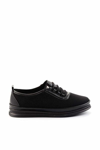 Bambi Schwarze Damen-Freizeitschuhe K01451010909