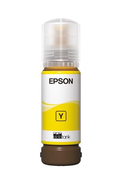 EPSON Ink cartridge 108 Tank, yellow, capacity 70ml, for EcoTank L8050.