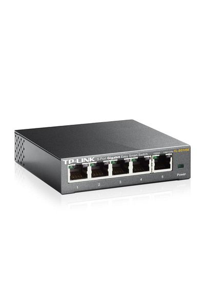 TP-LINK Switch TL-SG105E, 5 port, 10/100/1000 Mbps