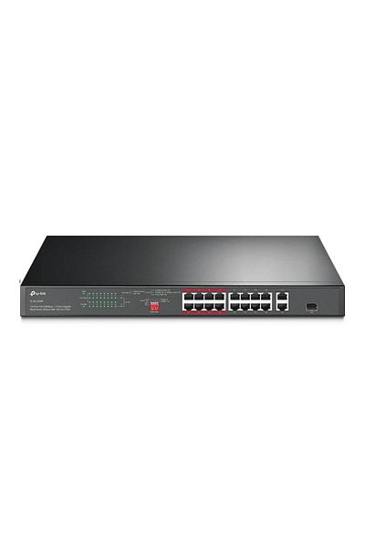 TP-LINK Switch TL-SL1218P, 16 port, 10/100/1000 Mbps