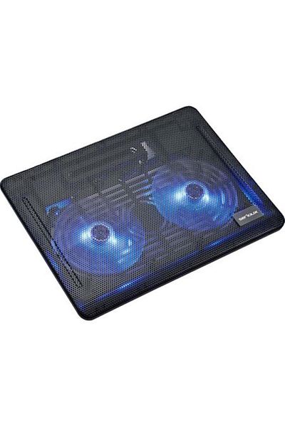 SERIOUX Cooling pad Serioux, SRXNCP007, Dimensions: 340*250*23mm, Maximum laptop compatibility: 15.6 in