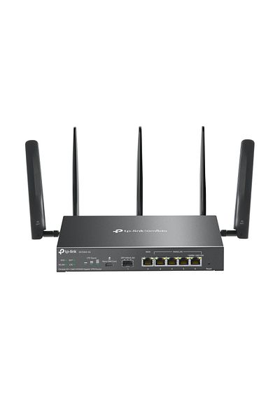 TP-LINK Omada 4G+ Cat6 AX3000 Gigabit VPN Router PORT: 1× Gigabit SFP WAN/LAN Port, 1× Gigabit RJ45 WA