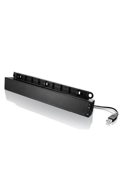 LENOVO USB Soundbar, Compatible with most ThinkVision monitors Dual Speaker support with