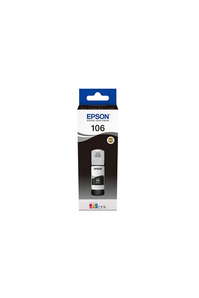 EPSON Ink cartridge 106 ECOTANK, black, capacity 70ml, for L7160, L7180.