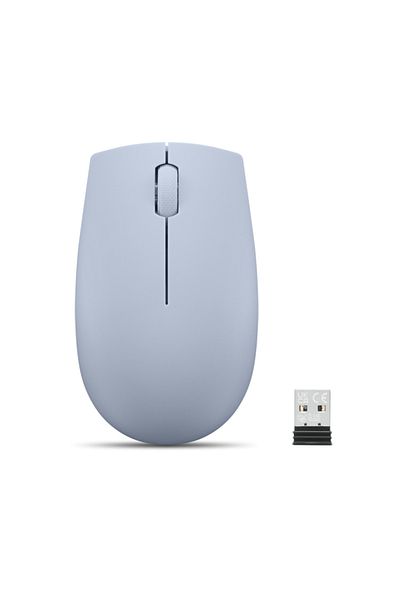 LENOVO 300 Wireless Compact Mouse Frost Blue, Type: Standard, Resolution (dpi): 1000 dpi, Buttons