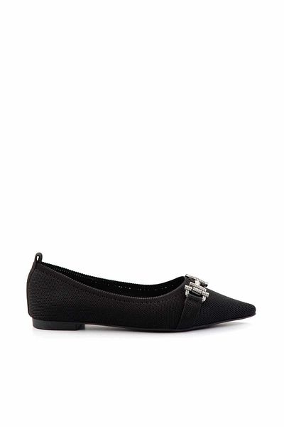 Bambi Black Knitwear Women's Ballerina Ballerina01327058182