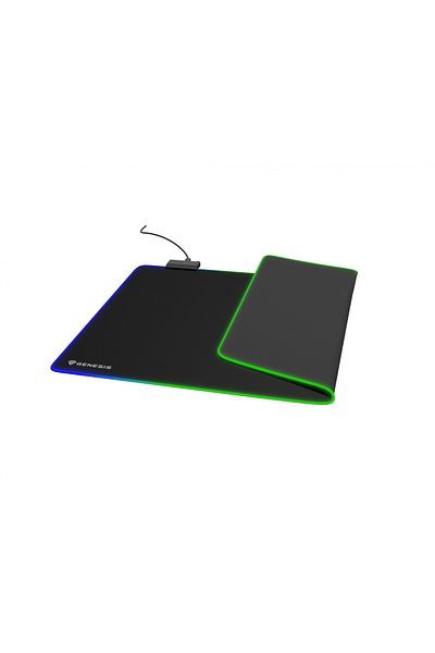 Genesis Mousepad Boron 500 XXL, RGB lighting, rubber + textile material, dimensions 800x400x4