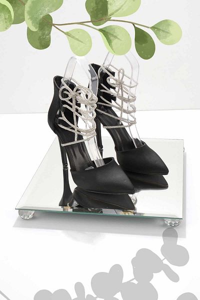 Bambi Matte Black Women's Evening Dress Shoes K01284001238
