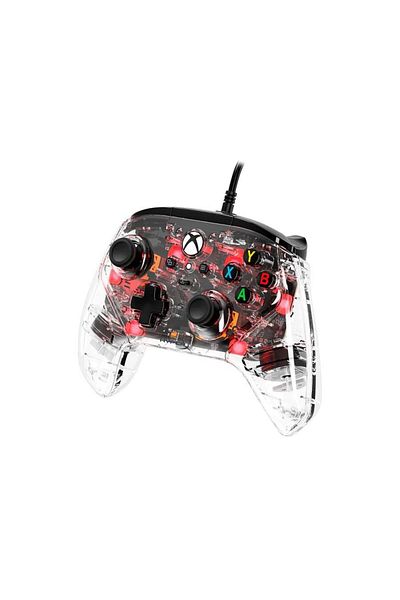 HP HyperX Clutch Gladiate wired controller, RGB lighting, dimensions 6.1 x 4.37 x 2.56