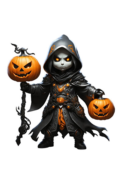 INOVATIX Set de 8 autocolante pentru costum de Halloween cu glugă, INOVATIX®....