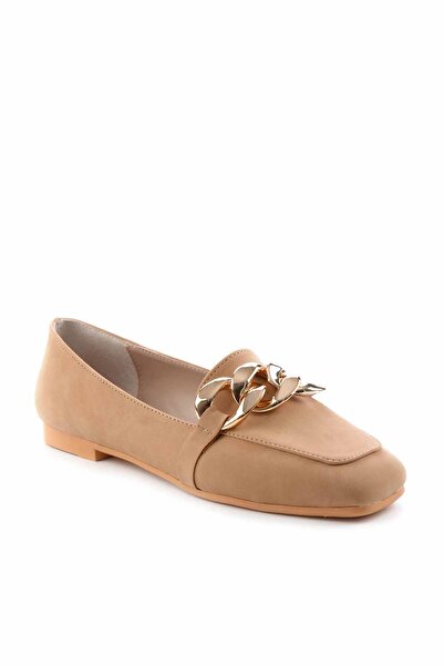 Bambi Camel Kadın Loafer Ayakkabı K01641165901