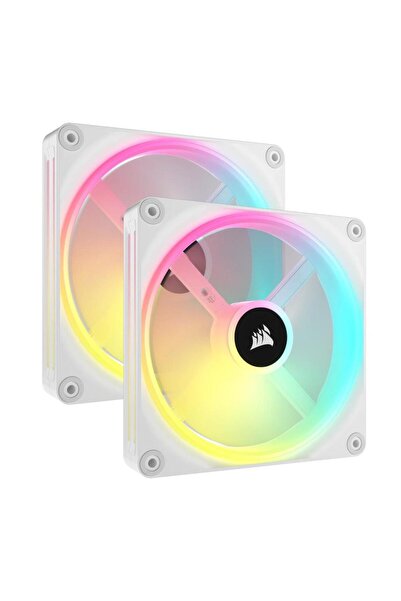 Corsair iCUE LINK QX140 RGB Ventilator carcasă alb de 140mm, 400-2000 RPM