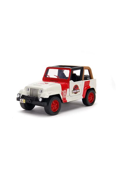 Simba JURASSIC PARK DINO METAL CAR JEEP WRANGLER SCALE 1:32