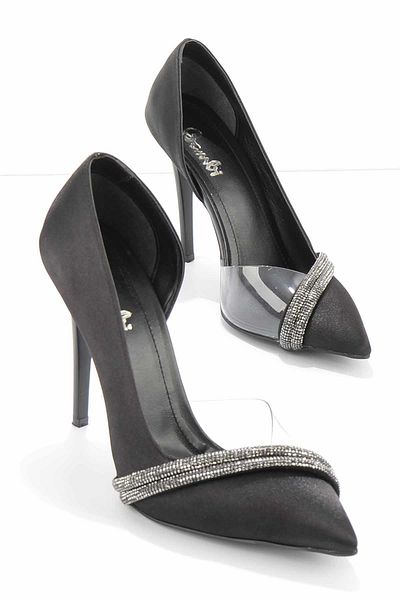 Bambi Pantofi cu toc clasici de damă negri K01596188138