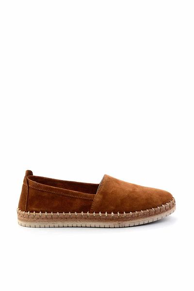 Bambi Tan Leather Γυναικεία Espadrille K01809472002