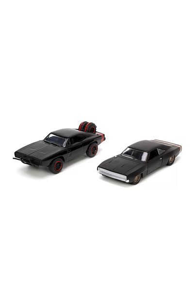 Simba JADA FAST AND FURIOUS DODGE CHARGER RT AND DODGE CHARGER WIDEBODY 1:32 SCALE DIECAST CAR SET