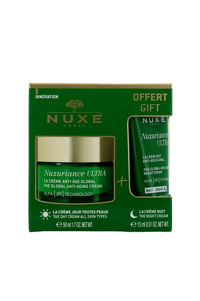 Nuxe Set Nuxe Nuxuriance Ultra – Cremă de zi antirid 50 ml și cremă de noapte antirid 15 ml pentru față