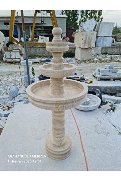 ABAHANOĞLU MERMER Süs havuzu, mermer fıskiye, mermer süs havuzu, bahçe süs ha...