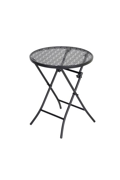 mr-everything Black metal mesh folding table