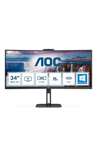 Aoc Monitor 34 CU34V5CW/BK