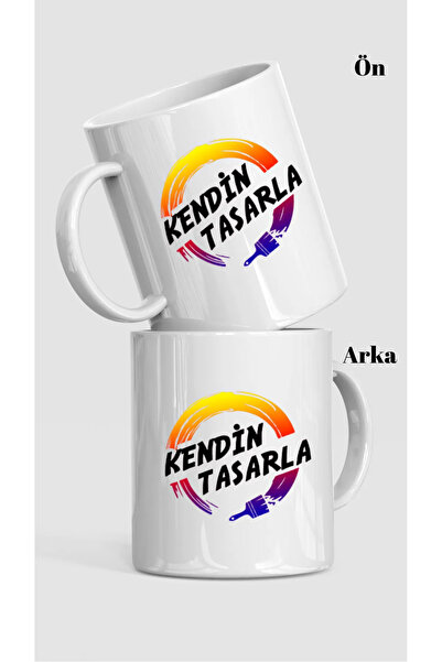 Genel Markalar Kişiye Özel Harf Ve Fotoğraf Baskılı Porselen Kupa Bardak (KEN...