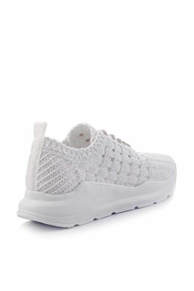 Bambi White Lame Women's Sneaker K01792015216