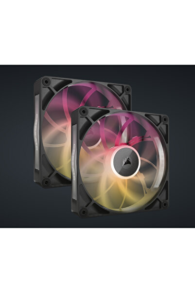 Corsair iCUE LINK RX140 MAX Ventilatoare carcasă PWM de 140mm, Pachet de 2, N...