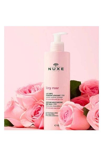 Nuxe Lapte de corp hidratant Nuxe Very Rose, 400 ml