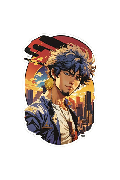 INOVATIX Σετ 8 τεμαχίων, Αυτοκόλλητο Cowboy in the city, INOVATIX®. 6 εκ.