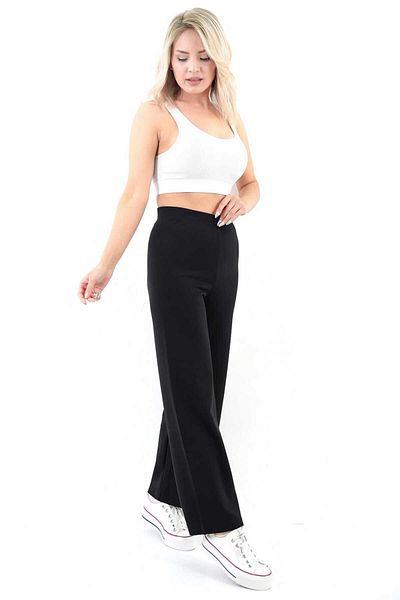 Sea Queen Women's Plus Size Wicking Wide Leg Pants Leggings