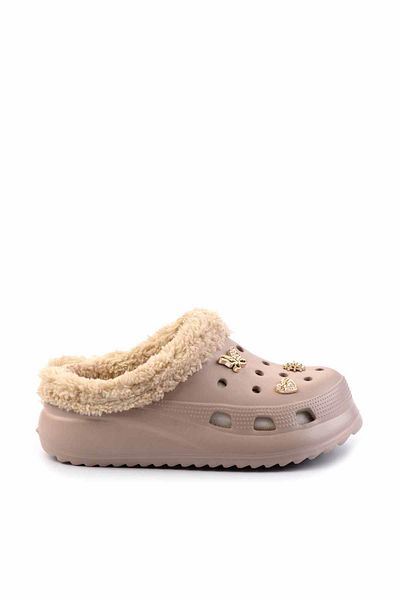 Bambi Γυναικείες παντόφλες σπιτιών Camel K04445000259