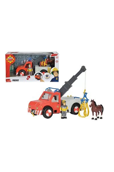 Simba FIREMAN SAM PHOENIX VEHICLE AND SAM FIGURE