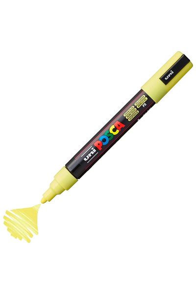 Uni Posca Marker Acrylic Painting Pen Pc-5M Medium 1.8-2.5mm Sun Yellow